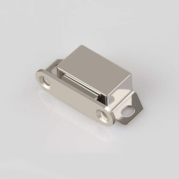 Stainless Steel Mini Magnetic Cabinet & Door Latch/Catch Closures Pack of 4 - Picture 3 of 7